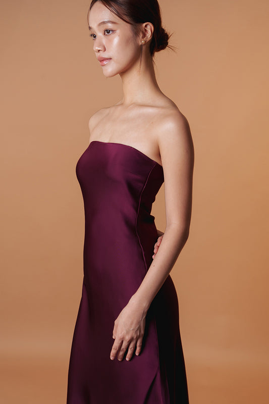 Sierra Satin Maxi Dress