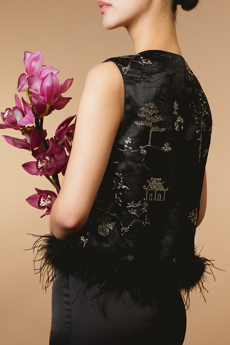 Midnight Orchid Top