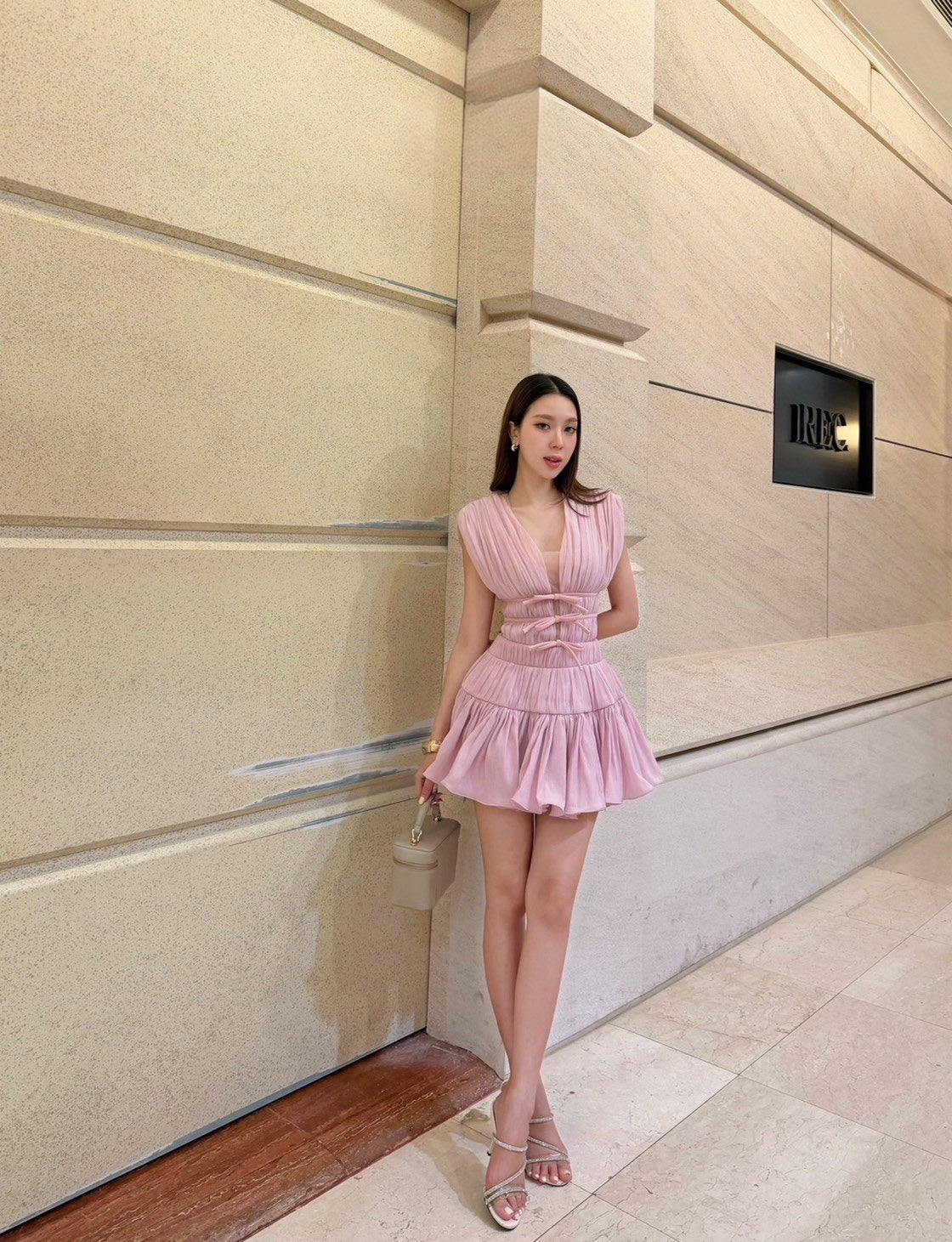 Ruffle Mini Dress