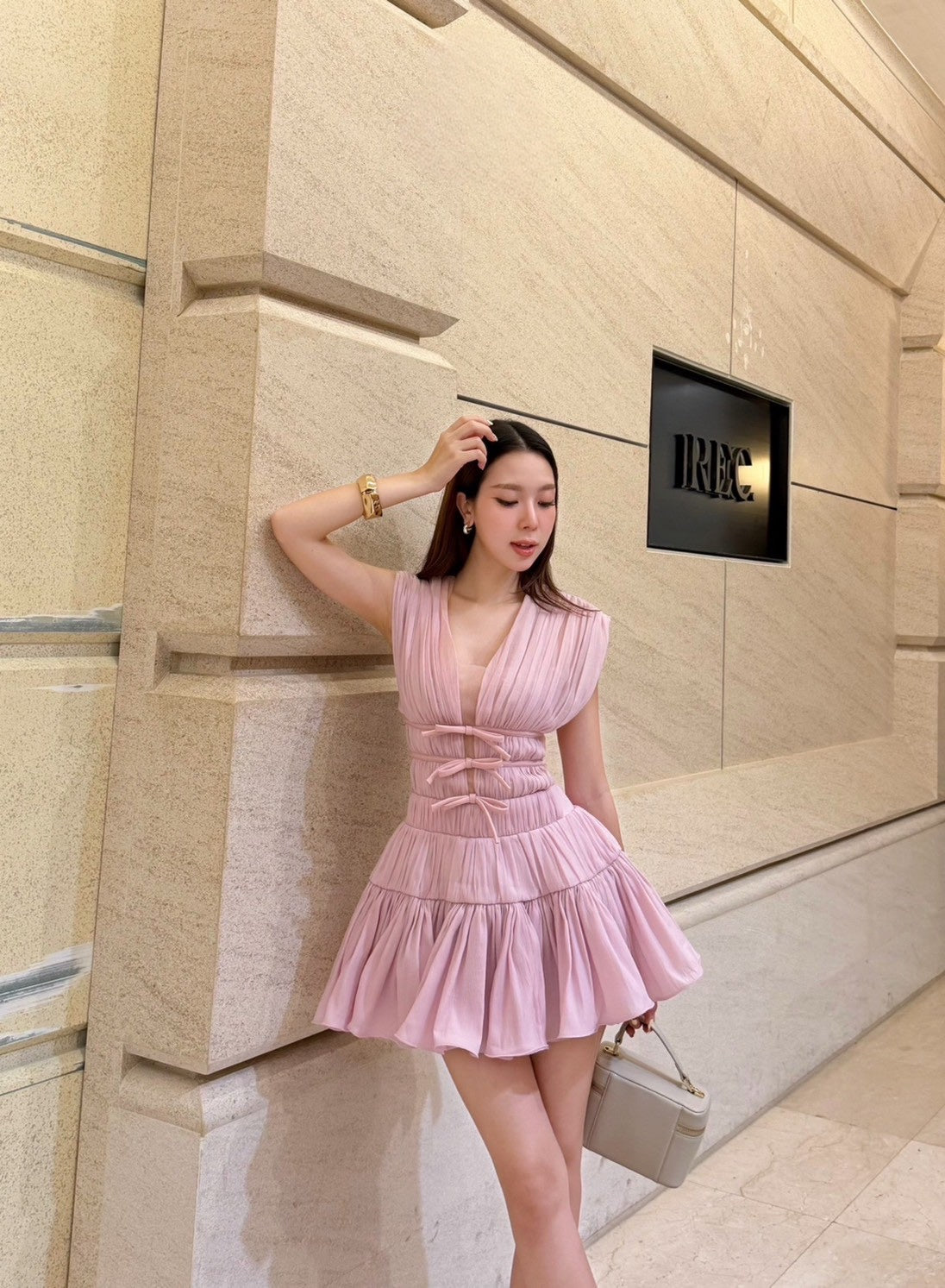 Ruffle Mini Dress
